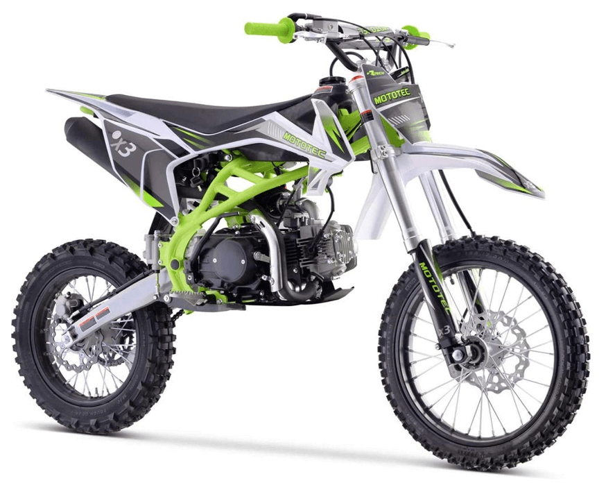 MotoTec X3 125cc 4-Stroke Gas Dirt Bike, Best 4 Stroke Dirt Bikes